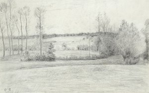 Landscape with Trees by Camille Jacob Pissarro